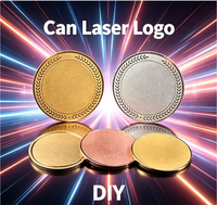 Pièces vierges en cuivre 999, en or et en argent, de 40 mm, 50 mm et 45 mm, et pièces vierges en laiton pour gravure laser