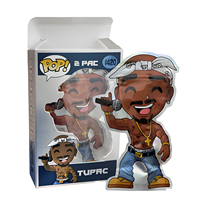 Sachets Mylar sur mesure, forme circulaire de dessin animé, à fond plat, pour produits exotiques, format 3.5g, type étui CD, découpés, holographiques, anti-odeur, pour bonbons et DVD