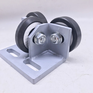 Zapatas de guía para elevadores de rodillos con ruedas de goma para elevadores de tracción, 1.0m/s, estructura de acero de alta resistencia, orificios de montaje personalizados - Product Image 3