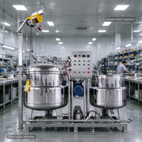 Machine de trempage sous vide pour la production de fruits confits (myrtilles et fraises)