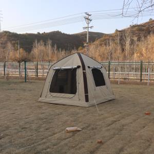 Tente Portable Une Personne Pop-up - Abri De Sport Et Météo - Bleu - Camping Extérieur