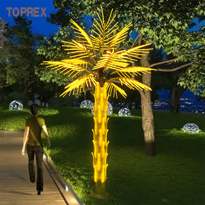 Nhân tạo Led Ngoài Trời thắp sáng palmiers lumineux cây cọ thắp sáng cho kỳ nghỉ trang trí chiếu sáng thiết kế cảnh quan - Product Image 2