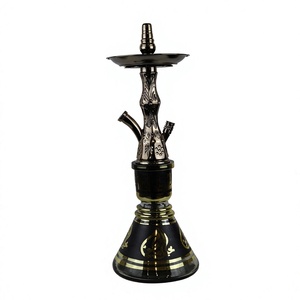 Authentique chicha égyptienne artisanale Khalil Mamoon, robuste, avec noyau en laiton (59 cm) - Product Image 1