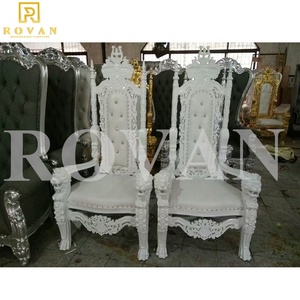 Chaise de Mariage de Luxe Dorée, Trône de Mariage de Haute Qualité pour le Roi et la Reine, Idéal pour les Événements - Product Image 6