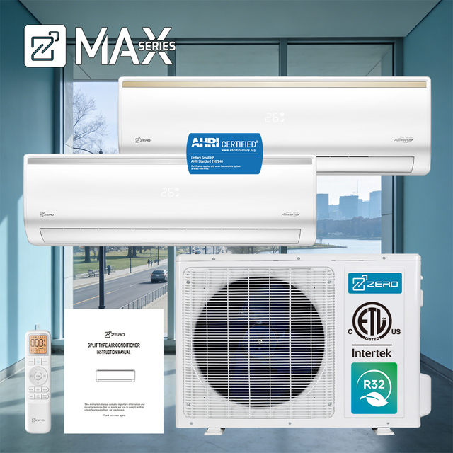Energy Efficient R32 Mini Split AC Heating Cooling System Inverter Wall-Mounted WiFi Control Intelligent Ductless Air Household