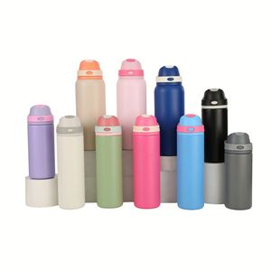 Vaso Térmico Moderno Minimalista de Acero Inoxidable 304 de Alta Estética, con Asa, Gran Capacidad, con Pajita, Mantiene la Temperatura de 6 a 12 Horas - Product Image 1