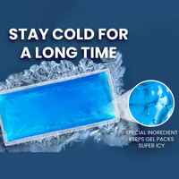 Packs de glace doux réutilisables, packs de gel chaud et froid pour les blessures, les maux de tête, les douleurs articulaires, pack de glace confortable et flexible