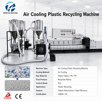 Machine de recyclage de plastique automatique et efficace HONTO HT-90 à refroidissement par air, certifiée CE, pour granulés de HDPE recyclé, écoénergétique et respectueuse de l'environnement