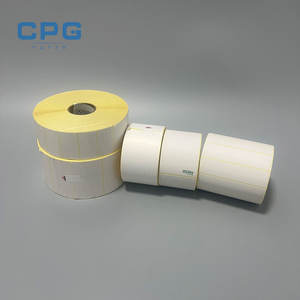 Factory Price Custom Self Adhesive Label <b>Sticker</b> 7550 35 Thermal Shipping Label Paper Roll for E-commerce and Courier Use - Product Image 1