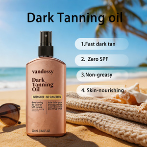 VANDOSSY Aceite Bronceador Oscuro <span class=keywords><strong>Intensificador</strong></span> Sin Protector Solar <span class=keywords><strong>Bronceado</strong></span> Rápido y Profundo en Spray Seco No Grasoso Fórmula Limpia 236ml - Product Image 5