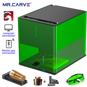 <span class=keywords><strong>MR</strong></span>.CARVE V1 Máquina de grabado láser portátil 5W/10W Nueva llegada Cubierta completa Metal Madera Acero inoxidable Papel de goma Motor usado - Product Image 1