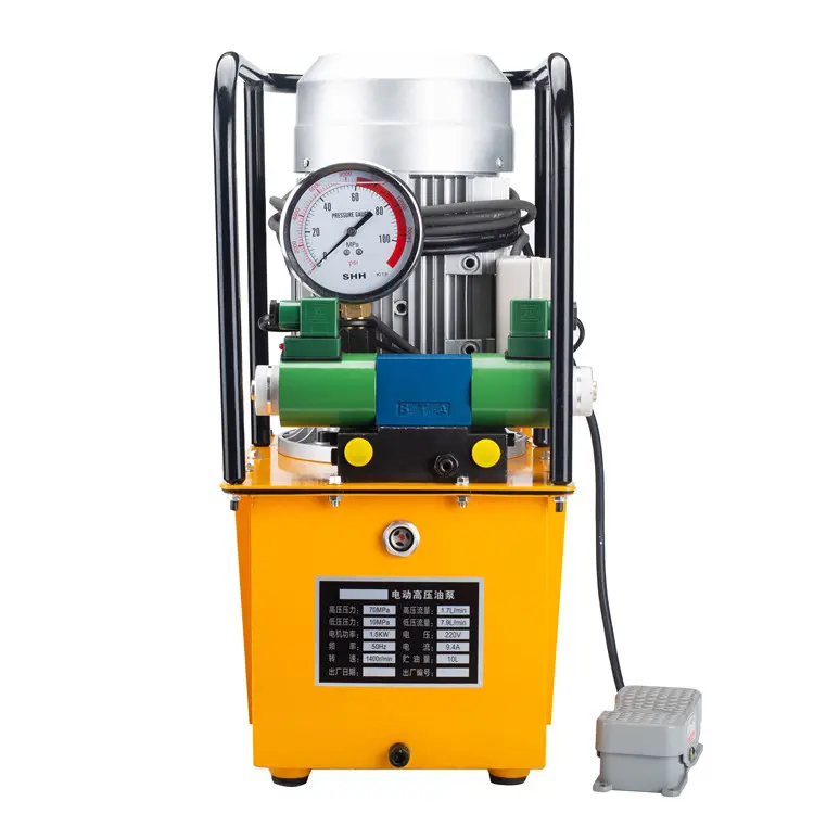 Hot Selling High Quality Portable 700 bar high pressure 2 acting hydraulic pump