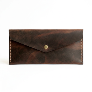 Portefeuille à enveloppes en cuir véritable personnalisé, fournisseur en gros, pochette de rangement haut de gamme pour budgeting LCE-0015 - Product Image 1