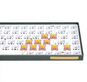 Motospeed K84 pro пользовательская алюминиевая серая Tkl клавиатура корпус пластина Cnc Механическая CNC клавиатура