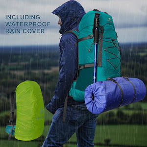 Sac à dos de camping grande capacité, imperméable, en polyester, pour la randonnée en montagne, le sport, la randonnée, le camping, le trekking - Product Image 2