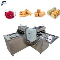 Machine de découpe automatique de bonbons en cubes en acier inoxydable 304 pour caramel et nougat, capacité de 50-100 kg/h, fonctionnement stable
