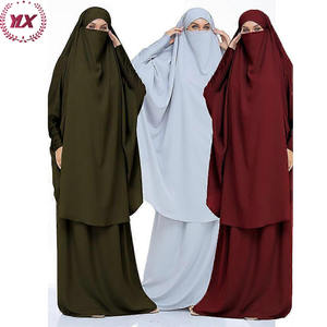 Modeste Baya femmes robe islamique é<span class=keywords><strong>l</strong></span>égante à manches longues fait à la main respirant pour été automne printemps pour mariage - Product Image 1