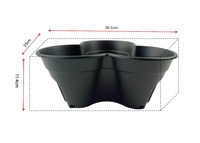 Lot de 3 pots de culture empilables en plastique pour jardin, résistants aux UV, multi-niveaux, pour légumes et fraises