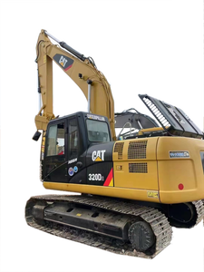 Caterpillar escavatrice escavatore usato 20T CAT320D earth moving hydraulic crawler excavator machine - Product Image 1