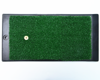 Tapis d'entraînement de golf portable BLG Mini pour intérieur et extérieur, modèle A40-RN15, couche de gazon de 15 mm pour la détection des coups de swing