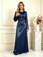 Nouvel ensemble robe élégante à manches longues pour femme, collection automne 2026