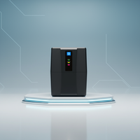 Alimentation sans interruption (ASI) monophasée certifiée CE 1200VA 720W avec protection contre les surcharges pour ordinateur et petit serveur, batterie de secours