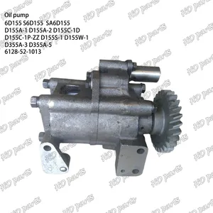 6D155 S6D155 SA6D155 D155A-1 D155A-2 D155C-1D D155S-1 D155W-1 D355A-3 Oil pump 6128-52-1013 Suitable For Komatsu Engine Parts