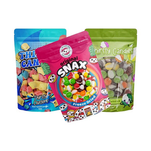 Cấp thực phẩm nhựa nhôm Composite phim kẹo bao bì túi mùi bằng chứng dây kéo TOP Pouch - Product Image 4