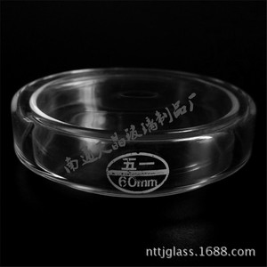 Boîtes de Petri en verre May Day 60 mm, qualité laboratoire, épaissies - Product Image 1
