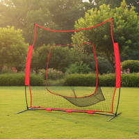 Filet de frappe portable INTOP ITBN021 pour softball et baseball, avec cadre en polyester et métal, durable et de haute qualité, à prix abordable