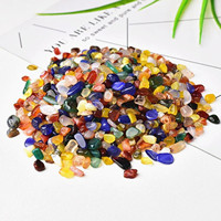 Pierres et cristaux naturels, 500 g par sac, cristaux polis, pierres de guérison, copeaux d'agate, gravier de cristal