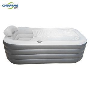 Chufang Baignoire <span class=keywords><strong>gonflable</strong></span> en plastique PVC personnalisée Baignoire d'angle Baignoire autoportante bon marché - Product Image 3