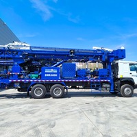 Foreuse rotative hydraulique diesel montée sur camion de 1000 m avec composants essentiels et couple de 22000 Nm pour forage profond