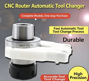Portaherramientas de Alta Resistencia <span class=keywords><strong>ISO</strong></span> 40, Pinza para Router CNC, Horquilla Cambiadora de Herramientas ATC para Maquinaria de Carpintería - Product Image 4