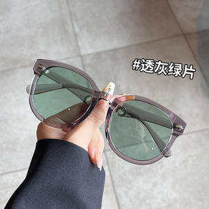 เฉียนไนแว่นกันแดดกรอบกลมสีดำเลนส์ Ac Uv400 โพลาไรซ์สำหรับการขับขี่กลางแจ้งแฟชั่นยูนิเซ็กส์ประเภท 3 ที่บังแดด - Product Image 5