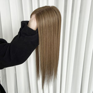 Toppers de Cabello Mono de 3x5.5 Pulgadas para Cabello Fino, Clips para Mujeres, Topper de Cabello Humano para Mujeres con Calvicie # SBB - Product Image 4