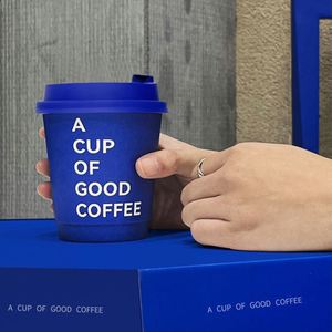 Biodegradable <b>Disposable</b> Paper <b>Cup</b> 12oz 16oz 20oz Hot Drink Coffee Double-walled Paper <b>Cups</b> with Lids - Product Image 4