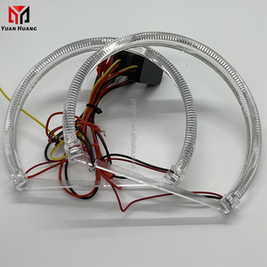 Anelli LED <span class=keywords><strong>Halo</strong></span> in Cristallo AEHR131 all'Ingrosso, Luci Angeliche LED RGB di Alta Qualità 12V con Effetto Inseguimento per BMW <span class=keywords><strong>E46</strong></span> - Product Image 2