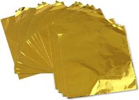 Papier d'emballage de chocolat en aluminium personnalisé, feuilles d'emballage de bonbons en aluminium pour le bricolage, les décorations de bonbons faits maison
