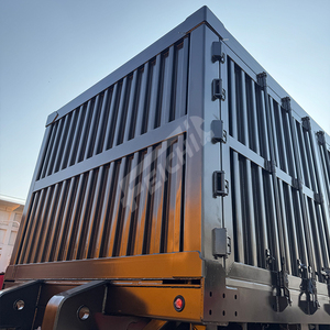 Semi-<span class=keywords><strong>remorque</strong></span> Feichi 3 essieux 60 tonnes personnalisable pour transport de marchandises, fourgon sec de haute qualité, best-seller, avec rideaux latéraux, à vendre - Product Image 4