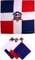 Écharpe en coton respirante à motif du drapeau haïtien pour adultes, idéale pour les activités de plein air – Nouveauté très prisée pour les fans de football