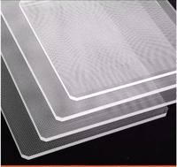 Plaques de guidage de lumière en acrylique à haute transmission pour enseignes LED - Dimensions personnalisées disponibles (6 mm, 8 mm, 10 mm)