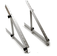 Corigy Montage solaire réglable Support solaire triangulaire portable Support de panneau solaire en aluminium