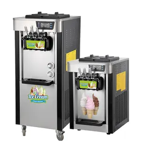 Procesadora mquinas maquinas para hacer fabricar fabrica makina de helados suave 3 sabores mesin es krim soft ice cream machines