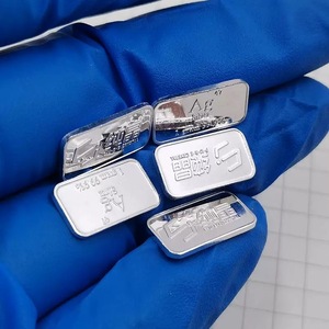 1g gümüş bar ayna cilalı Metal gümüş değerli Metal Ag 99.9% - Product Image 5