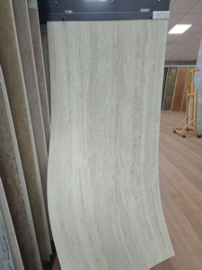 Travertin Jaune Nuage Romain MCM : Pierre Flexible Artistique Beige Chaud Texturée pour Revêtement Mural de Luxe - Product Image 3