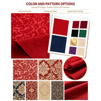 Grosir kain Jacquard tenun poliester 100% untuk musim semi musim panas untuk pakaian anak-anak & wanita kostum panggung kostum kuno