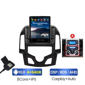 Tesla-reproductor de DVD para coche, dispositivo con pantalla IPS, 6 + 128G, BT, RDS, GPS, estéreo, vídeo, cámara, carplay y luces de coche, para <span class=keywords><strong>Hyundai</strong></span> <span class=keywords><strong>i30</strong></span> 2007-2012 360 - Product Image 4