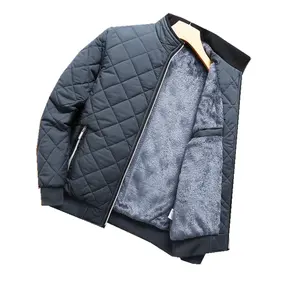 Wholesales Men' Bright Down Coat Bomber Windproof Jacket Thicken Puffer Warm Coat Men's Winter Wear