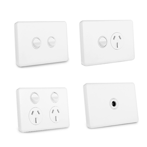 Saa được phê duyệt electricalswitch và ổ cắm Úc tiêu chuẩn 10A & <span class=keywords><strong>15A</strong></span> đôi PowerPoint Úc tường Switched ổ cắm - Product Image 4